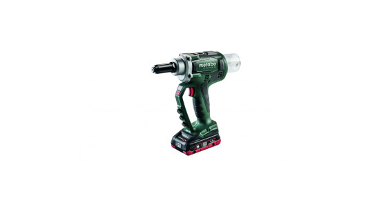Нитачка акумулаторна METABO NP 18 LTX BL 5.0 2x4.0 Ah LiHD image