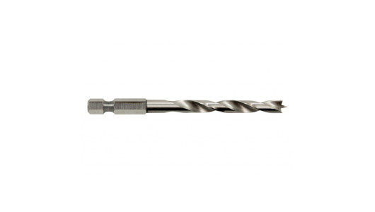 Wood twist drill hex shank 5 mm image