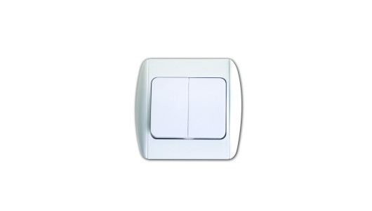 Еlectric switch double-white MK-SW01 image