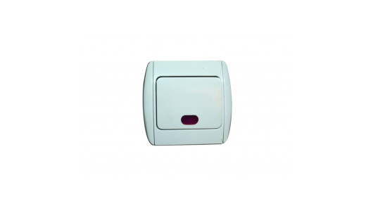 Еlectric switch snglе lamp-white MK-SW05 image