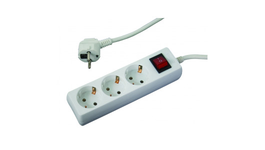 Group Socket Grounded 3-1.5m х1.5mm2 with switchMK image