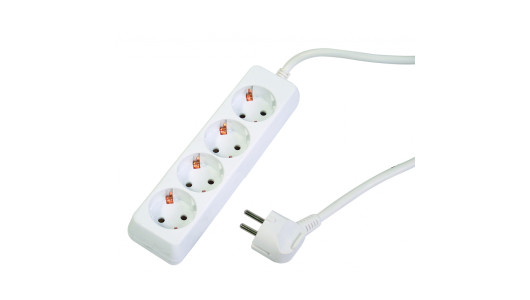 Разклонител 4 гнезда с кабел 1.5m х1.5mm2 MK image