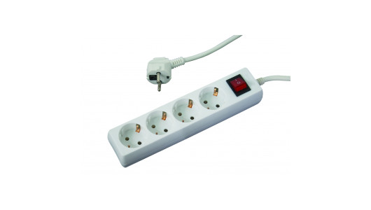Group Socket Grounded 4-3.0m х1.5mm2 with switchMK image