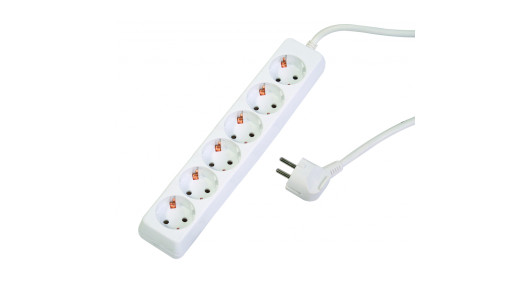 Prelungitor 6 prize 1.5mx1.5mm fara intrerupator image