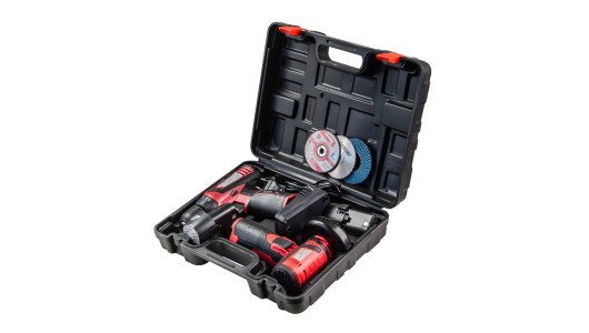 Set Polizor unghiular si bormasina 12V 2x2Ah RDP-CDLCAG03 image