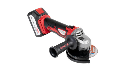 R20 Ъглошлайф &Oslash;125mm 4Ah RAIDER PRO RDP-SPAG20 Set image