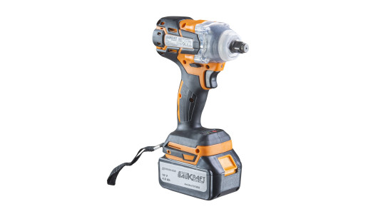 Гайковерт безч. 2-ск. 320Nm 1/2" 18V 4Ah куфар BAUKRAFT BK-BCIW08 image
