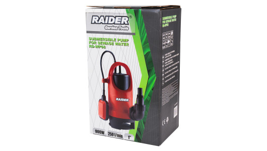 Помпа водна потопяема&nbsp; 900W 1" 250L/min 8,5m 35mm RAIDER RD-WP68 image