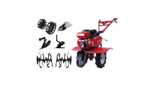 Мотофреза бензинова 5.2kW (7.0hp) 2+1 ск. к-т RAIDER RD-T03 image