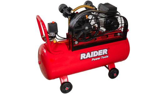 Air Compressor 100L 1.5kW 170L/min 2pistons belt RD-AC17 image