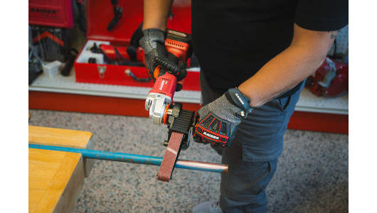 Приставка за лентово пилене за ъглошлайф image