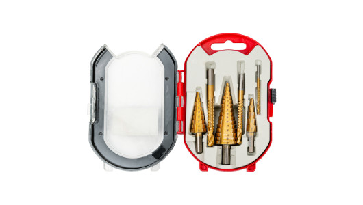 Step Drill Bits 3 Sawtooth Slotted Drill &Oslash;3 6 8mm Set 6pcs. image