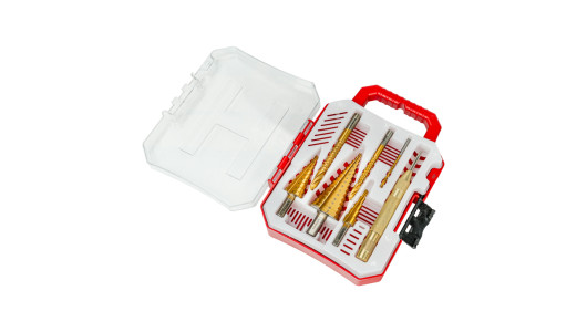 Step Drill Bits 3 Sawtooth Slotted Drill &Oslash;3 6 8mm Set 7pcs. image