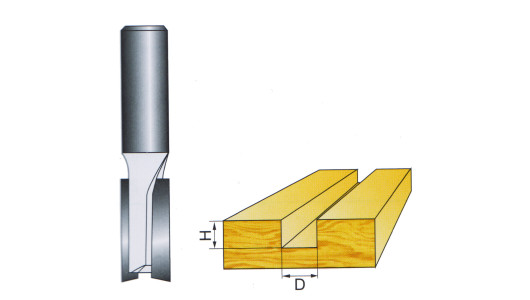 Router bit ø15.9mm H20mm shank ø8mm image