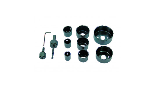 Hole cutters &oslash;19-64mm 11pcs. kit image