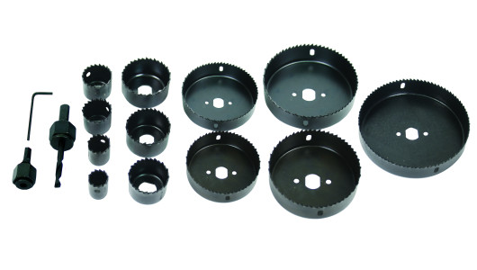 Hole cutters ø19-127mm 16pcs. kit image