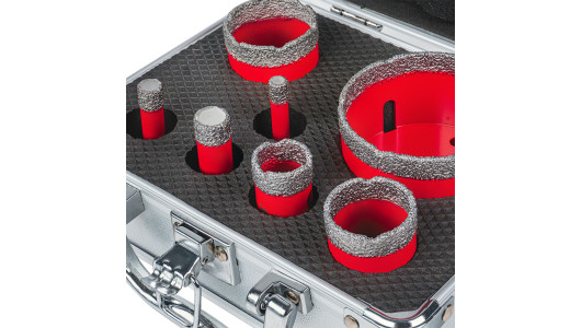 Diamond Hole Saws Dry M14 &Oslash;8-68mm AL Case Set image