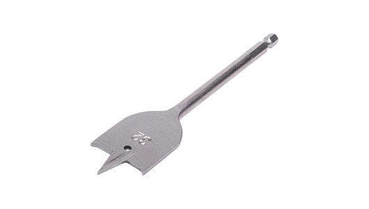 Burghiu plat 1/4" x 32mm HEX pentru lemn image