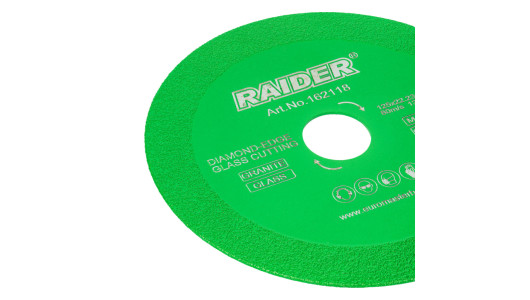 Диск диамантен за рязане на стъкло 125x22,23x15 мм RD-G01 image