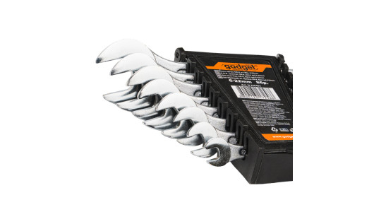 Doe spanners CR-V 8pcs. set 6-22mm GD image