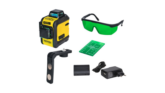 Лазерен нивелир 3D зелен лъч&nbsp; Topmaster Professional image