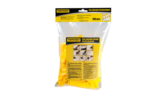 Tile leveling system wedges 100pcs. TMP image