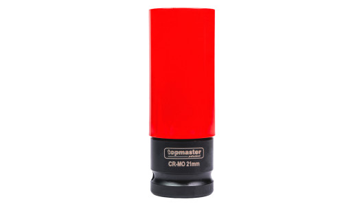 Color Coded Deep 6 Point Impact Socket 1/2" 21 mm TMP image