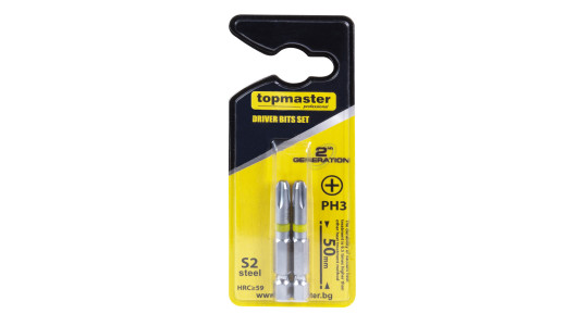 Driver bits set 2 pcs PH3 50mm TMP image