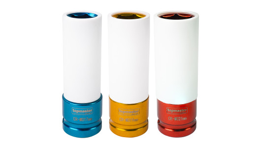 Комплект ударни вложки за лети джанти 17, 19, 21мм 1/2" Topmaster Professional image