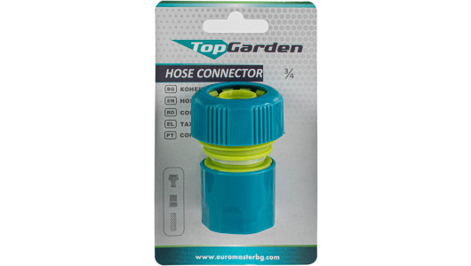Plastic 3/4&rdquo; hose connector TG image