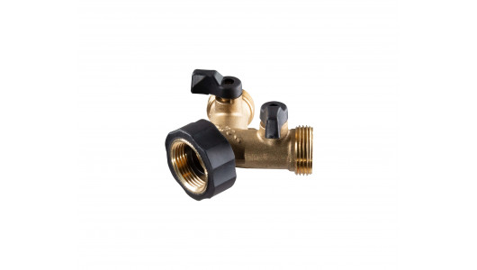 2-way brass connector 3/4" TG image