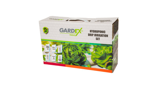 Hydroponic Drip Irrigation Set 30 m 127x Units HARVEST GX image