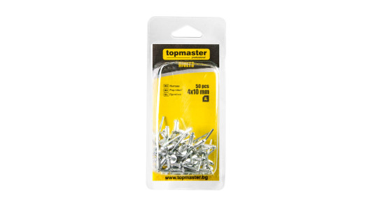 Нитове 4x10mm 50бр. Topmaster Professional image