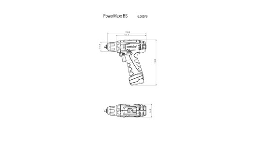 Винтоверт акум. 10.8V 34Nm METABO POWERMAXX BS BASIC Solo image