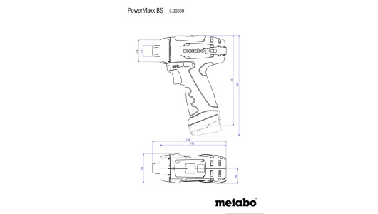 Винтоверт акум. 10.8V 34Nm METABO POWERMAXX 2x2Ah big case image