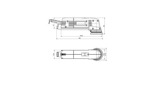 Ексцентършлайф 220W 80mm METABO SXE 400 image