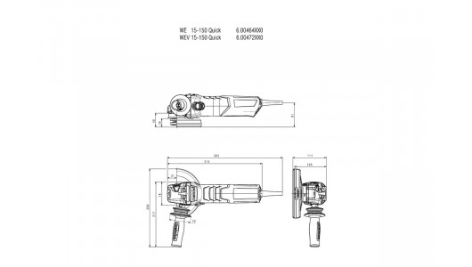 WEV 15-150 Quick * Angle grinder image