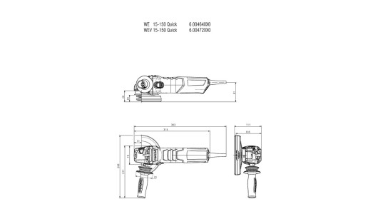 WEV 15-150 Quick * Angle grinder image