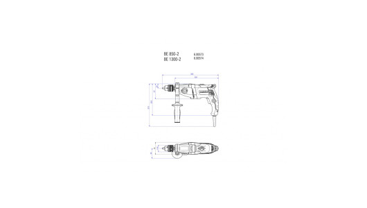 Burghiu 850W METABO BE 850-2 ZKBF image
