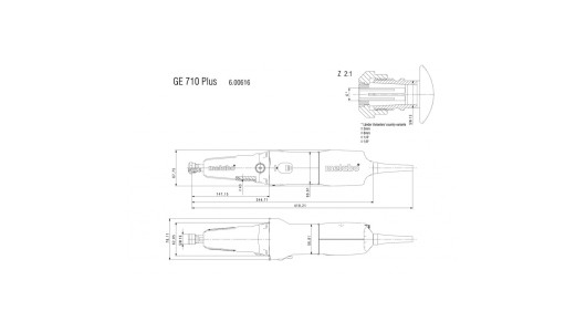 GE 710 Plus * Die grinder image