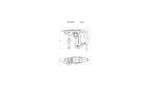 Перфоратор 800W 32mm SDS+ METABO KHE 3250 KOMBI image