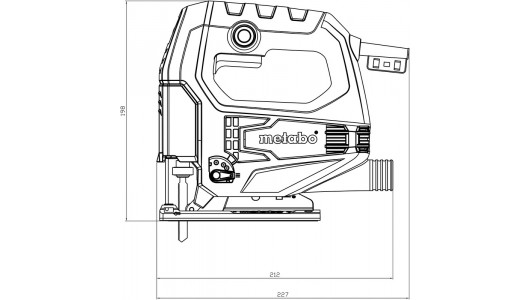 Прободен трион 450W 65mm METABO STEB 65 QUICK image