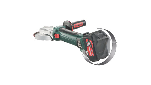 Ъглошлайф акум. с плоска глава METABO WF 18 LTX 125 Solo кут image