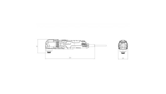 Многофункционален инструмент 400W METABO MT 400 Quick image
