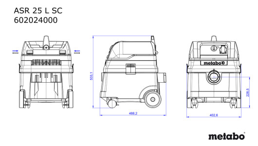 ASR 25 L SC Vibra vacuum cleaner image