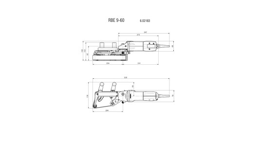 Шлайф лентов за тръби 900W 30x533mm METABO RBE 9-60 Set image