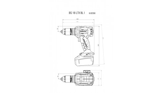 BS 18 LTX BL I Cordless Drill Screwdriver Solo image