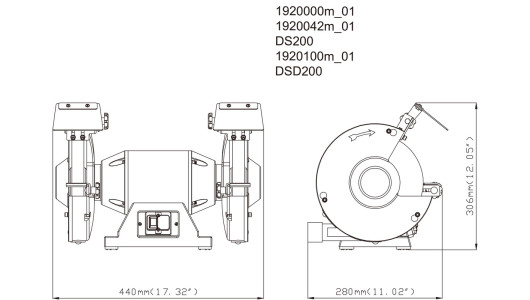 DS 200 Bench Grinder image