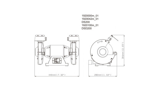 DS 200 Bench Grinder image
