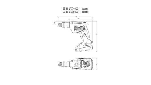 Șurubelniță fără fir METABO SE 18 LTX 4000 Solo image